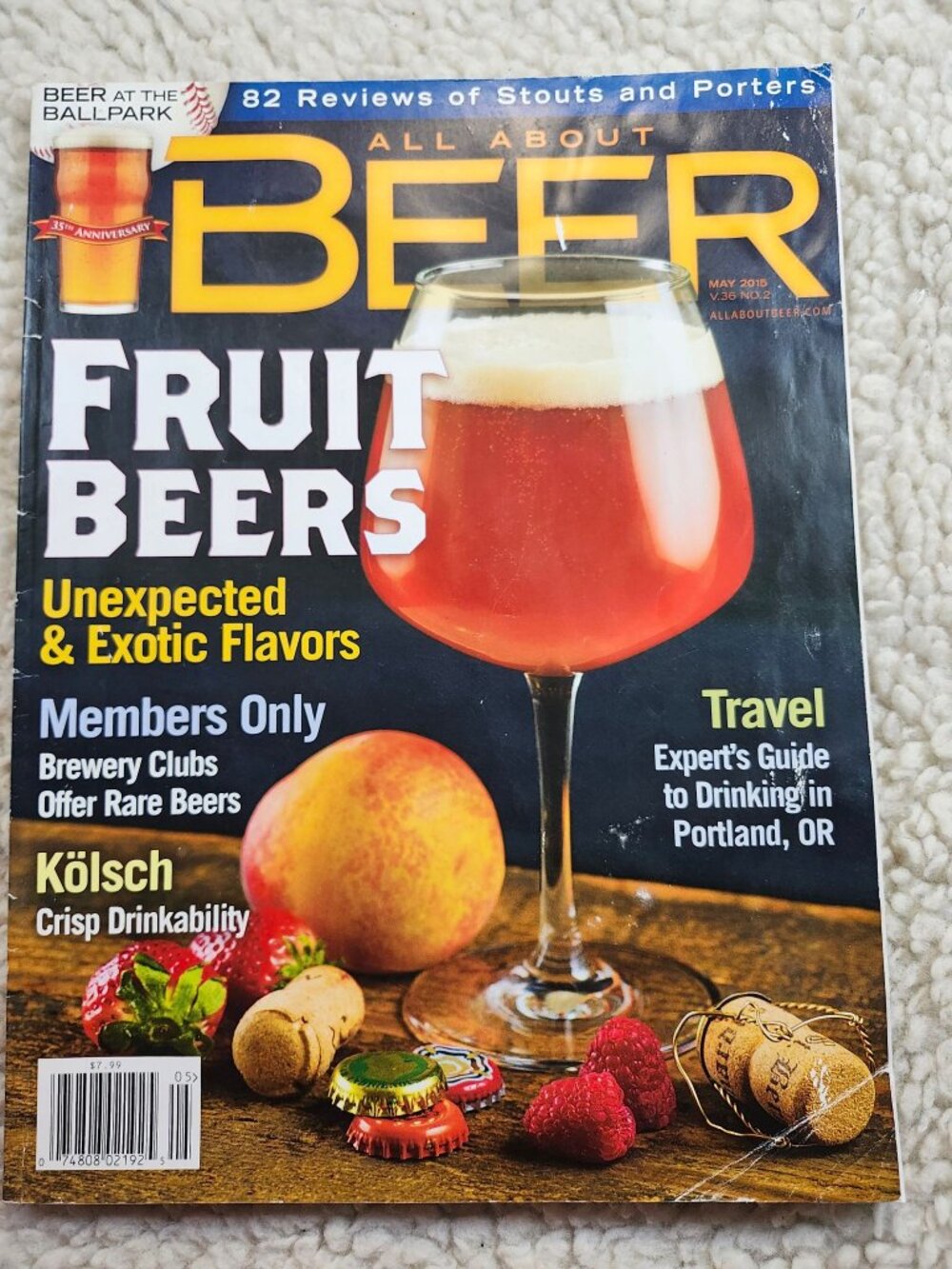 All About Beer Magazine May 2015 V36 No 2 Fruit Beers Travel Portland Members